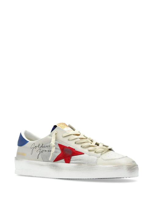 Ivory white/red/blue sneaker Golden Goose | GMF00333F00617710317